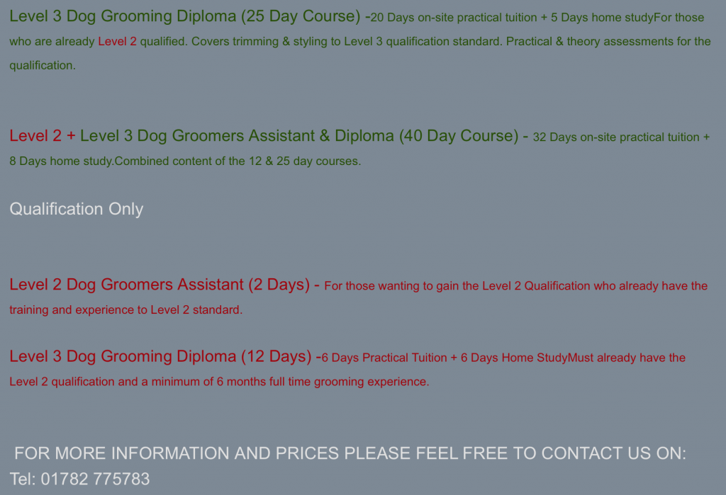 The Groomers Spotlight Lynnsto Grooming Academy Stoke on Trent